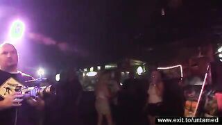 wild Party chicks misbehaving in public