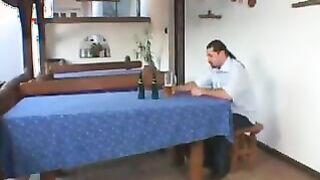 Beautiful European Maid Does Anal