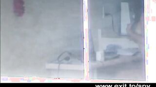 Me peeping at my cute neighbor