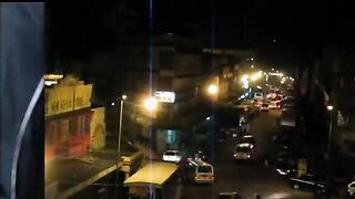 Afro hoe masturbates and gives interracial BJ