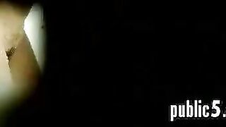 Girl In A Shower With A Peep Hole