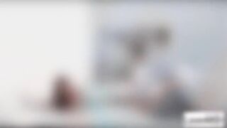 Lovely blonde babe Shae gets her wet pussy penetrated by massive cock