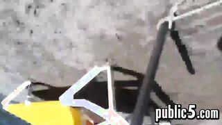 Booty In Bikini Bottoms At A Beach