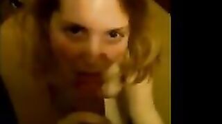 Cute Girl Giving A Blowjob POV