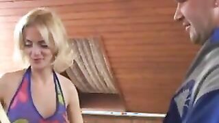 Blonde MILF With Small Fake Tits