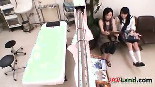 Teen Examined Closely By A Doctor