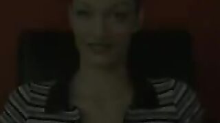 Sexy Brunette Fingering Her Pussy