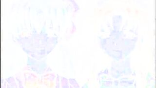 Cute hentai shemale hot dildoed and fucked