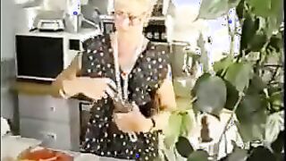 Blonde Granny Getting Naked