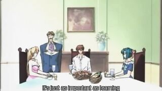 Anime lesbians pleasuring with dildos