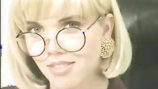 Blonde Secretary With A Vibrator