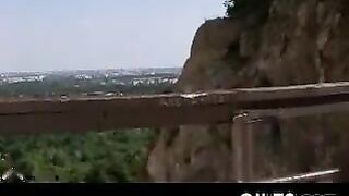 Grandma Being Pounded Outside