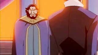 Awesome anime beauty dreaming of her colleague