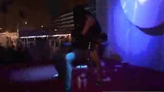 Kinky sex performance for 500 people