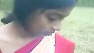 Indian Sucking Cock Outside
