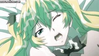 Appealing animated getting massive dick