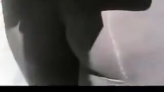 Great Ass In Black Leggings