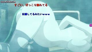 Tied up anime slut gets rubbed