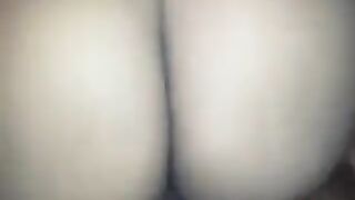 Big Ebony Booty Cummed On