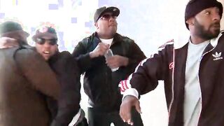 Nasty MILF eats black massive dick on knees