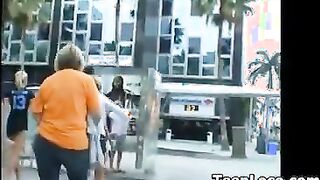 Teen Athletes In Spandex Shorts