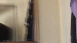 Blowjob in POV with small jugged latina teen cutie