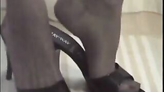 Mature Feet And Black Heels