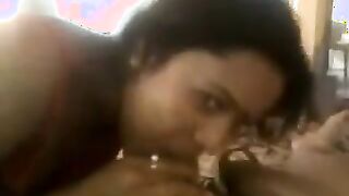 Indian Wife Sucking Cock POV
