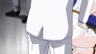 Anime teen sex slave gets hairy cunt drilled hard