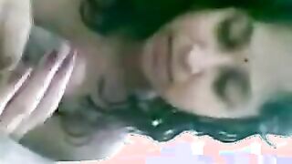 Indian Aunty Stroking A Cock