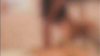 Amazing webcam! Latina teen fucked fake man