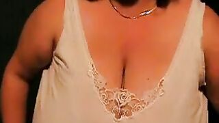 BBW Shows Of Her Big Breasts