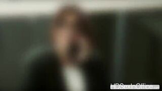 Red head babe Isabella seduces delivery guy by showing her tits