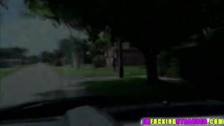 Slutty and brunette Brittany Shae gets spotted and fucked by dude