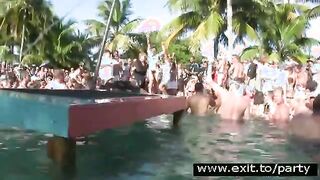 Horny Wet and public Pool Dancers