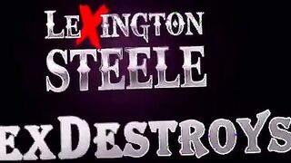 Brunette and sexy Dava Foxx gets her pussy destroyed by Lexington