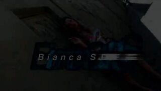 Shemale babe Bianca Seriea gets her ass toyed and fucked hard