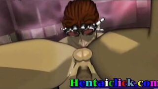 Muscular hentai gay hunk hardcore fucked act