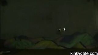 Spanking myself a very red soar ass