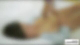 Super hot lesbian sex action with two gorgeous blonde chick