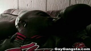 Awesome Black Gays Fucking in Gym