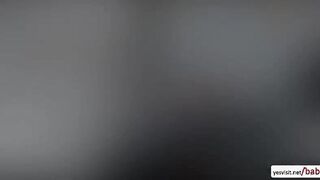 Blonde slutty babe Jessie Volt pulled his pants to suck his cock