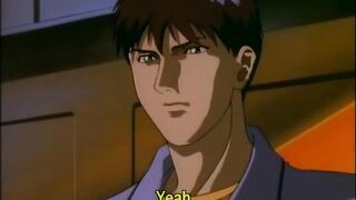 Horny hentai gay couple pumping each other