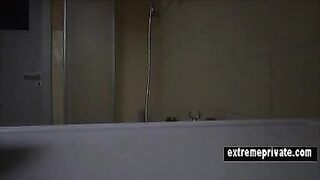 Spying my mom in the shower