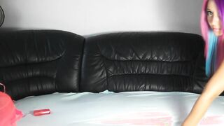 lee as manga babe riding a sex pillow PIMPF