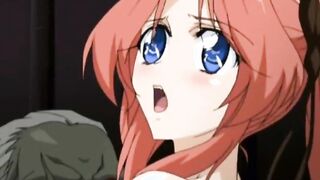 Hentai shemale deep fucked and cummed orgy