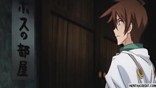 Hentai babe facialed