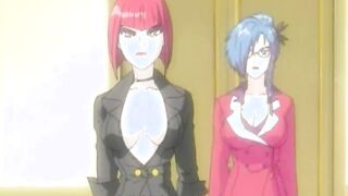 Gorgeous horny hentai shemale hardcore jerked