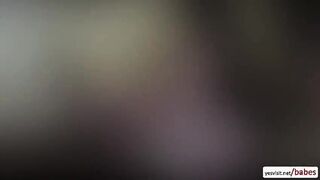 Hot slut Aria Alexander renders a satisfying sloppy blowjob