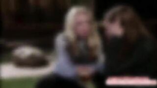 Cute babes Ela n Samantha fuck wildly at the poolside until they orgasm